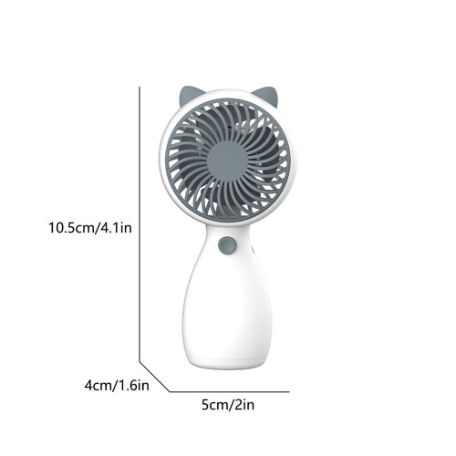 Appemiss bladeloze USB mini-ventilator, draagbaar en handzaam. 2