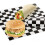 Black and White Checkered Wax Paper Sheets 12x12 Inch 4