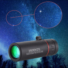 Mini Monocular Telescope 2000x25 Waterproof 8000m Range