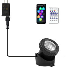 Projecteurs LED submersibles RGB pour bassin, 12 V, IP68