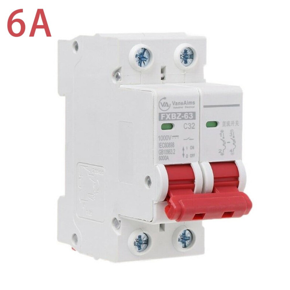 Dc1000v Solar Mini Circuit Breaker 2P 6-63A 9314556090196
