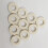 Trumpet felt washers cushion pads white 10 pcs 5