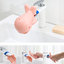 Faucet extender for kids bathroom sink handle