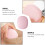 Handwarmer, oplaadbaar via USB, draagbaar, roze 6