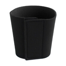 Funda aislante para vaso con velcro, color negro, 1 unidad.