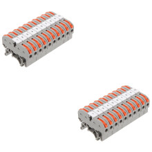 Sínes csatlakozó karos vezetékcsatlakozók elektromos készlet 20 db-os készlet
