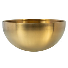 Bol para ensalada de acero inoxidable de 15 cm, color dorado, apilable.