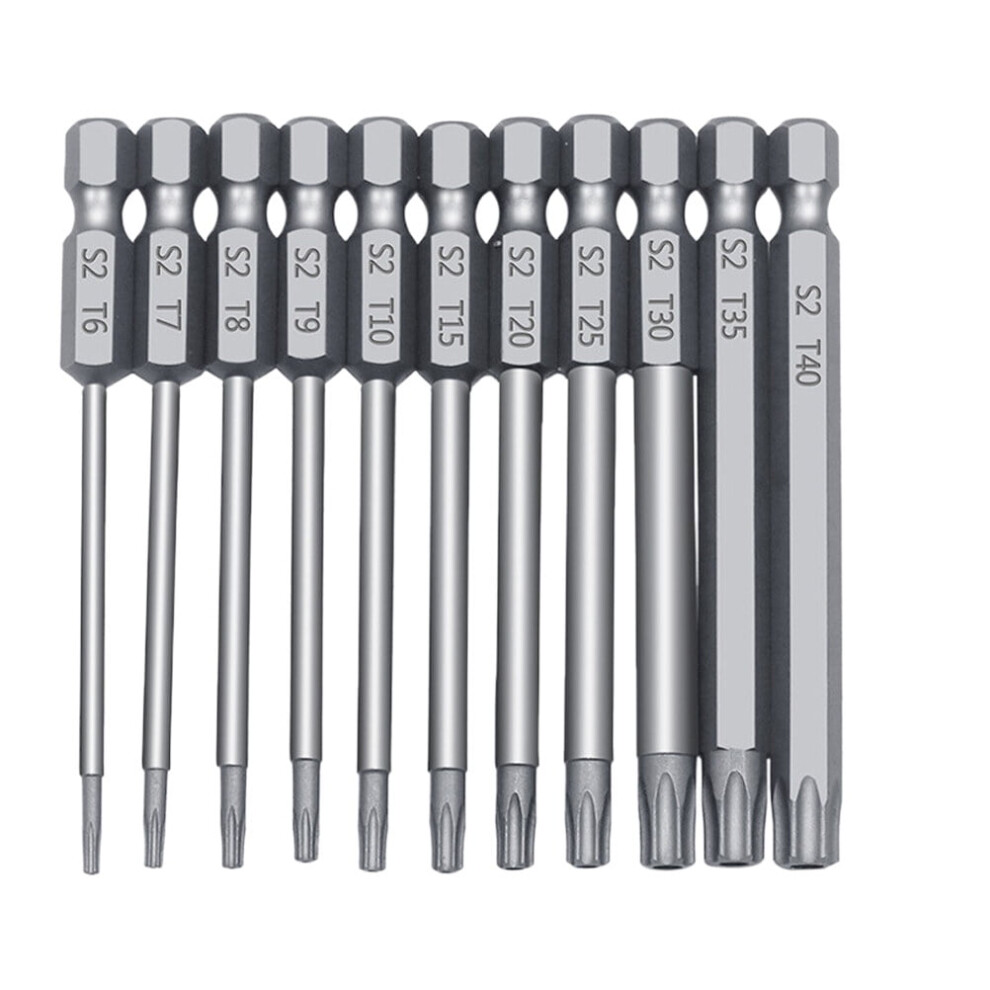 Electric Screwdriver Bits T8 T9 T10 T15 T20 T25 T27 T30 T40 9107258581532