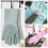 Silicone Dishwashing Gloves Soft Bristles 1 Pair 7