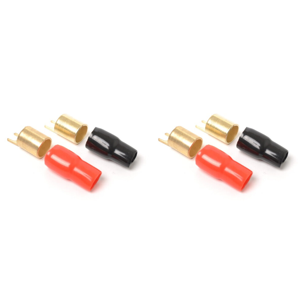 Speakers Crimp Terminals Copper Spade Connectors 2 Pairs 9107258582607