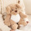 Cachorro de pelúcia marrom de 45 cm (18 polegadas), ultramacio e pesado. 1