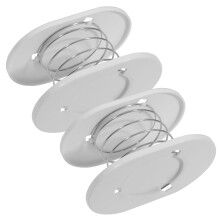 Boîte à mouchoirs avec élastique blanc (2 pièces)