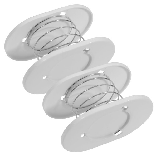 Boîte à mouchoirs avec élastique blanc (2 pièces)