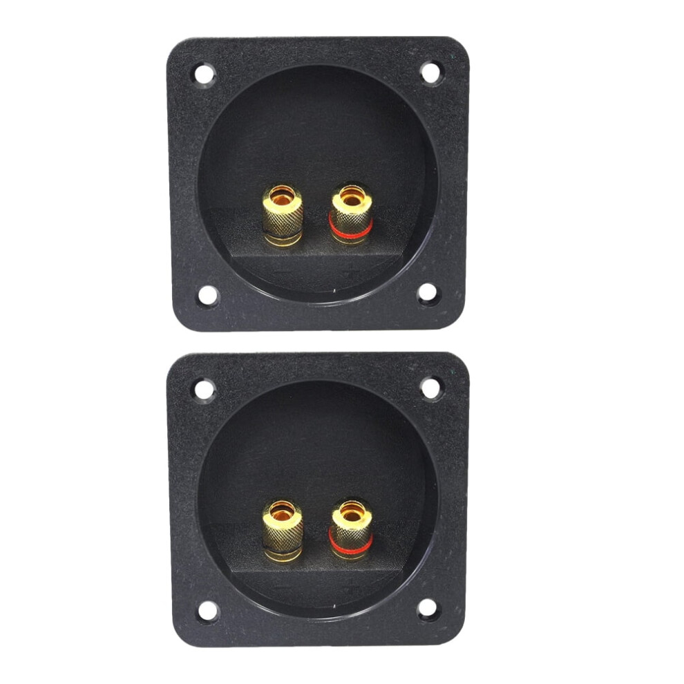 Eease Speaker Terminal Connectors 2-Way Screw Cup 2 Pcs 9107258582935