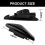 2PCS for  X3 F25 X5 E70 X6 E71 E72 2007-2014 LED Dynamic Side  Turn Signal Blinker Flowing Side  Light 7