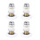 Shower Roller Pulleys for Glass Sliding Doors 4 pcs 1