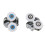 Shower Door Sliding Pulley Double Butterfly Roller 2-Pack 1