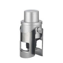 Bouchon de champagne en acier inoxydable à double ventouse (1 pièce)