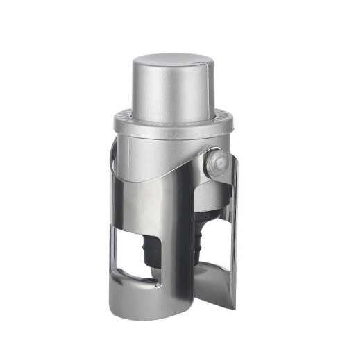 Bouchon de champagne en acier inoxydable à double ventouse (1 pièce)