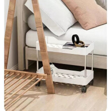 Petit chariot de rangement à roulettes, étagère de rangement mobile multi-niveaux pour cuisine, salle de bain et toilettes, vente en gros.