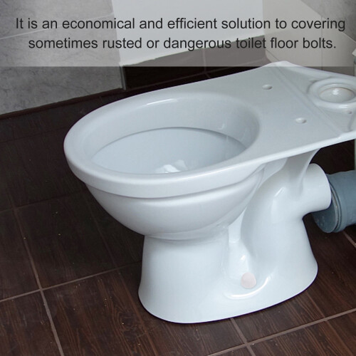 Toilet Bolt Cover Set Practical Decorative 4 Pair 2