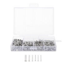 Teirminéil Cábla Leictreacha Feadán Muinchille Brúite Fuar 1900pcs