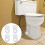 Toilet Bolt Cover Set Practical Decorative 4 Pair 5
