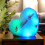 Heart Shaped LED Pillow Blue Stuffed Toy 1