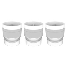 Moules à glaçons ronds de 6,35 cm (2,5 pouces), lot de 3