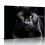 Quadro su tela con pantera in bianco e nero, cornice moderna, 1 1