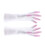 Rubber Cleaning Gloves Reusable Waterproof Size M Pink 2