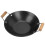 Stainless Steel Wok Pan 25cm Double Handle 1