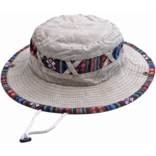 Bucket Hat for Men and Women, Wide Brim Floral Adjustable UV Protection Fishing Washed Sun Hats, Cowboy Hat