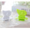 Bärbart toalettsitsskydd Vita vingar Shape1Pack 2