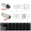 Βύσμα αεροπορίας GX16, μεταλλικό αρσενικό/θηλυκό, 2-8 ακίδες 5