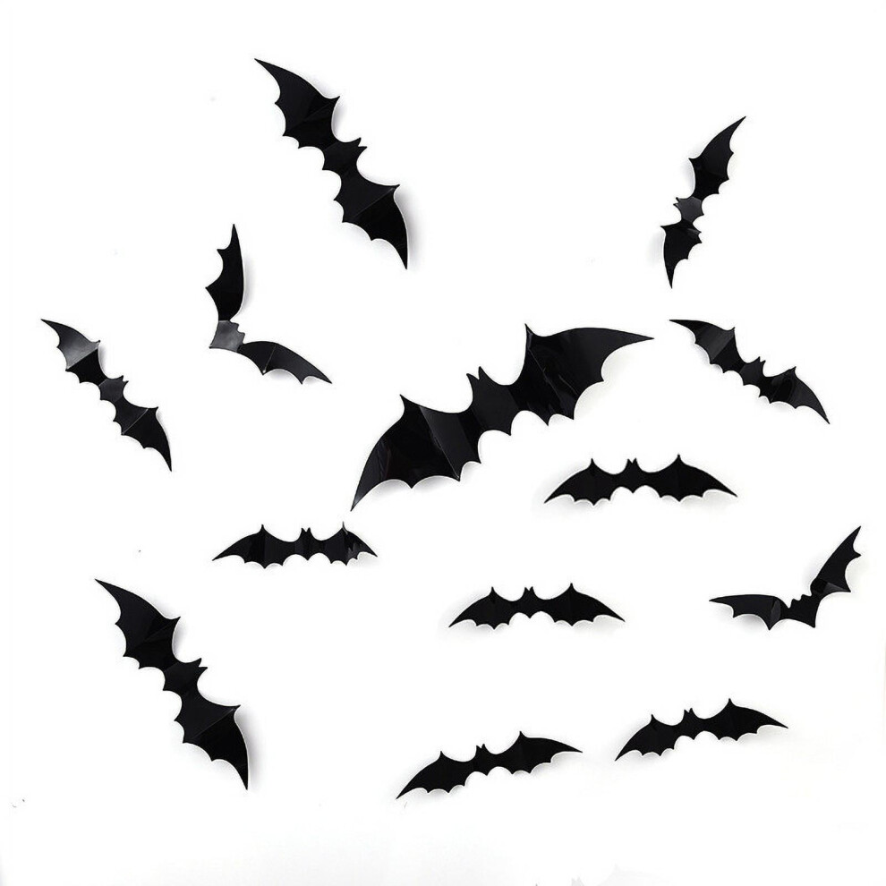 Pvc Bat Wall Stickers For Living Room Decor 12/24/48/60/72 9107258908025