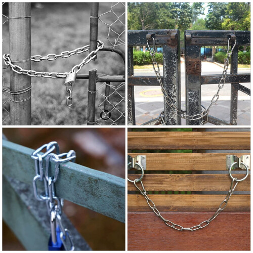 Horse Gate Chain Lock Reusable Wear-Resistant 1