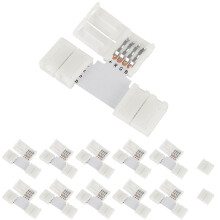 LEDMOMO LED-Streifenverbinder, 4-polig, T-förmig, lötfrei