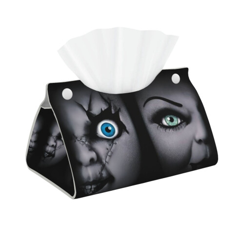 Δερμάτινο κάλυμμα χαρτομάντιλου Bride of Chucky για Kleenex