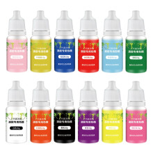 Epoxy Resin Pigment Liquid Transparent 12 Colors