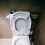 Toiletskyllehåndtag sidemonteret trykknaparm 4