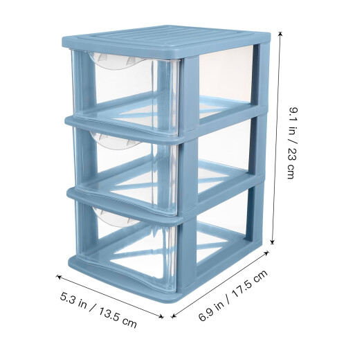 WeiWei plastic arts and crafts organizer 3-drawer 1