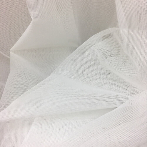 White tulle curtain set 2 pieces 1