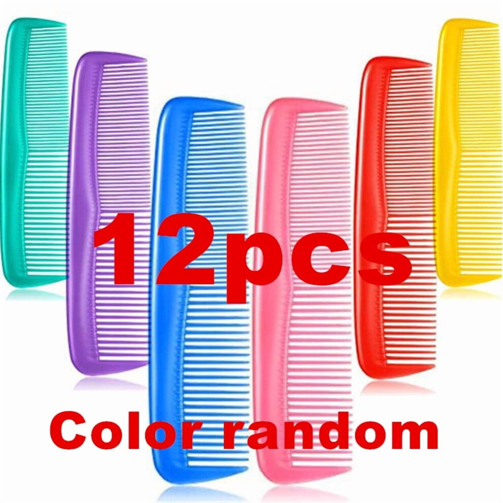 Plastic Hair Combs Set for Women and Men 12 Pieces