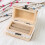 Rustikale Eheringbox aus Holz, 1 Stück 1