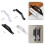 Barn Door Pull Handle Heavy Duty Black Iron 1 Pack 6