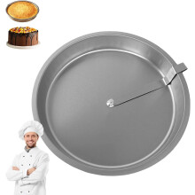 Forma redonda para bolo com alavanca de liberação rápida de 24,6 cm (9,7 polegadas)