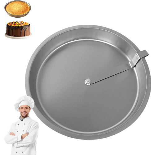 Forma redonda para bolo com alavanca de liberação rápida de 24,6 cm (9,7 polegadas)