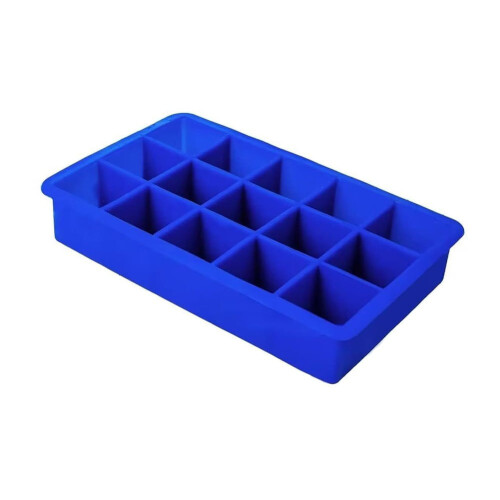 Mosiee Silikon-Eiswürfelform, große Formen, 12 Stück