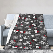 Plaid en flanelle Hello Kitty, 150 x 200 cm